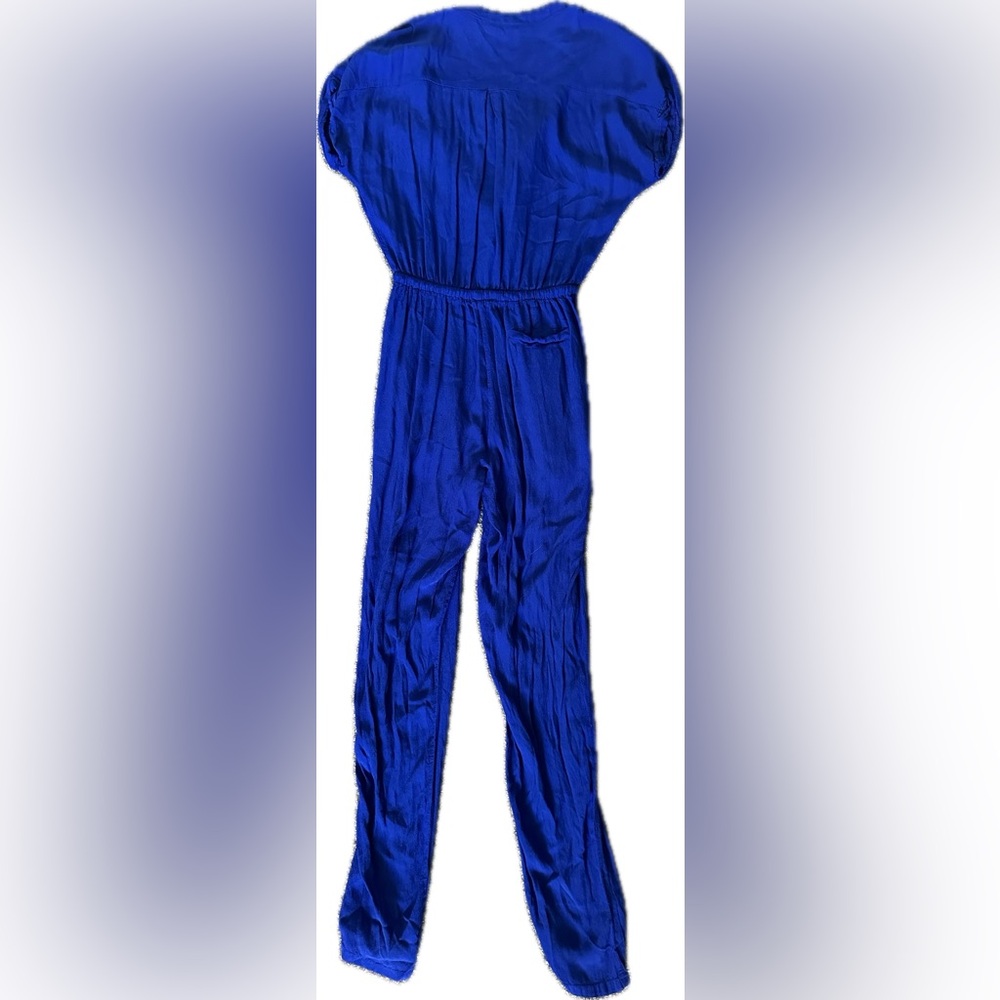 ASTR Notched Neck Woven jumpsuit - Picture 6 of 8